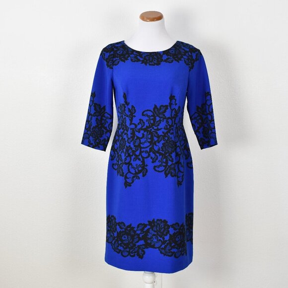 Adrianna Papell Dresses & Skirts - Adrianna Papell Scroll Lace Sheath Dress - 8P